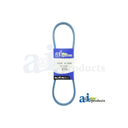A & I Products Aramid Blue V-Belt (1/2" X 35" ) 15" x4" x0.5" A-A33K
